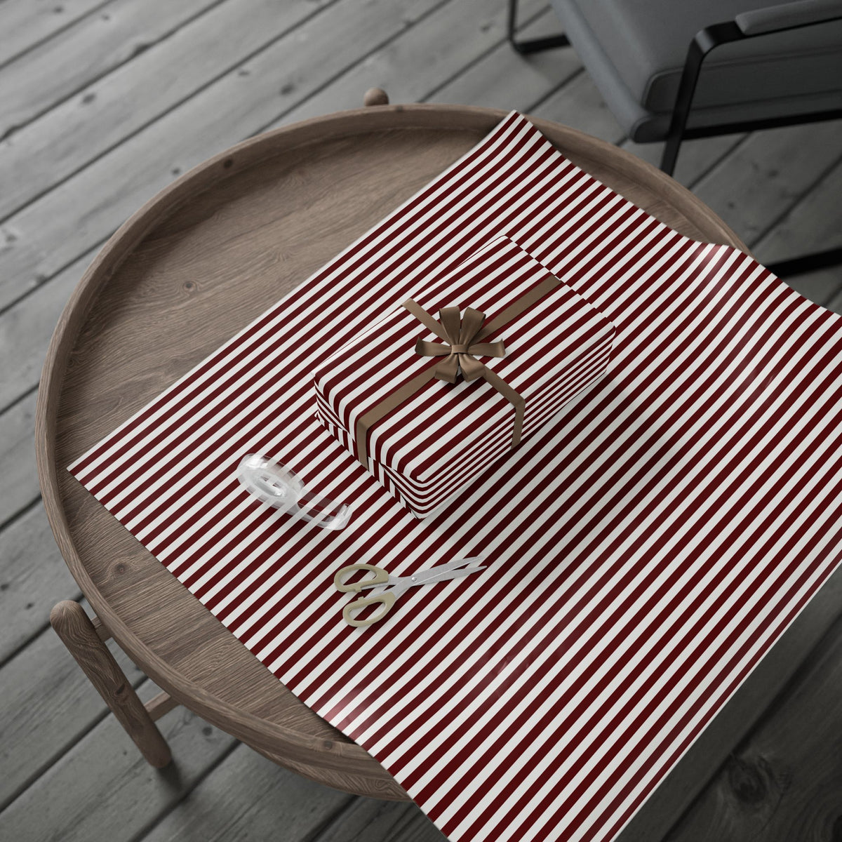 The Noël Stripe Gift Wrapping Paper Roll
