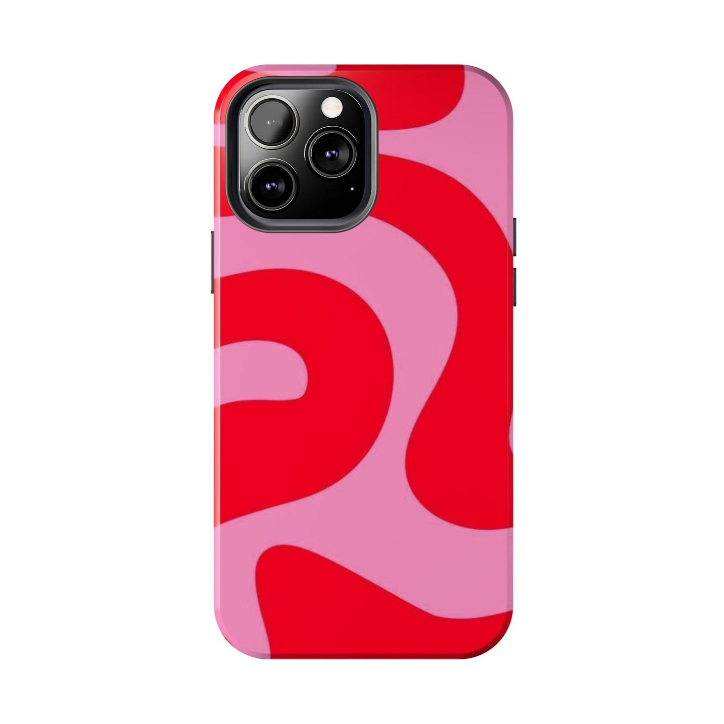 Pop Pink Swirls Tough iPhone Cases