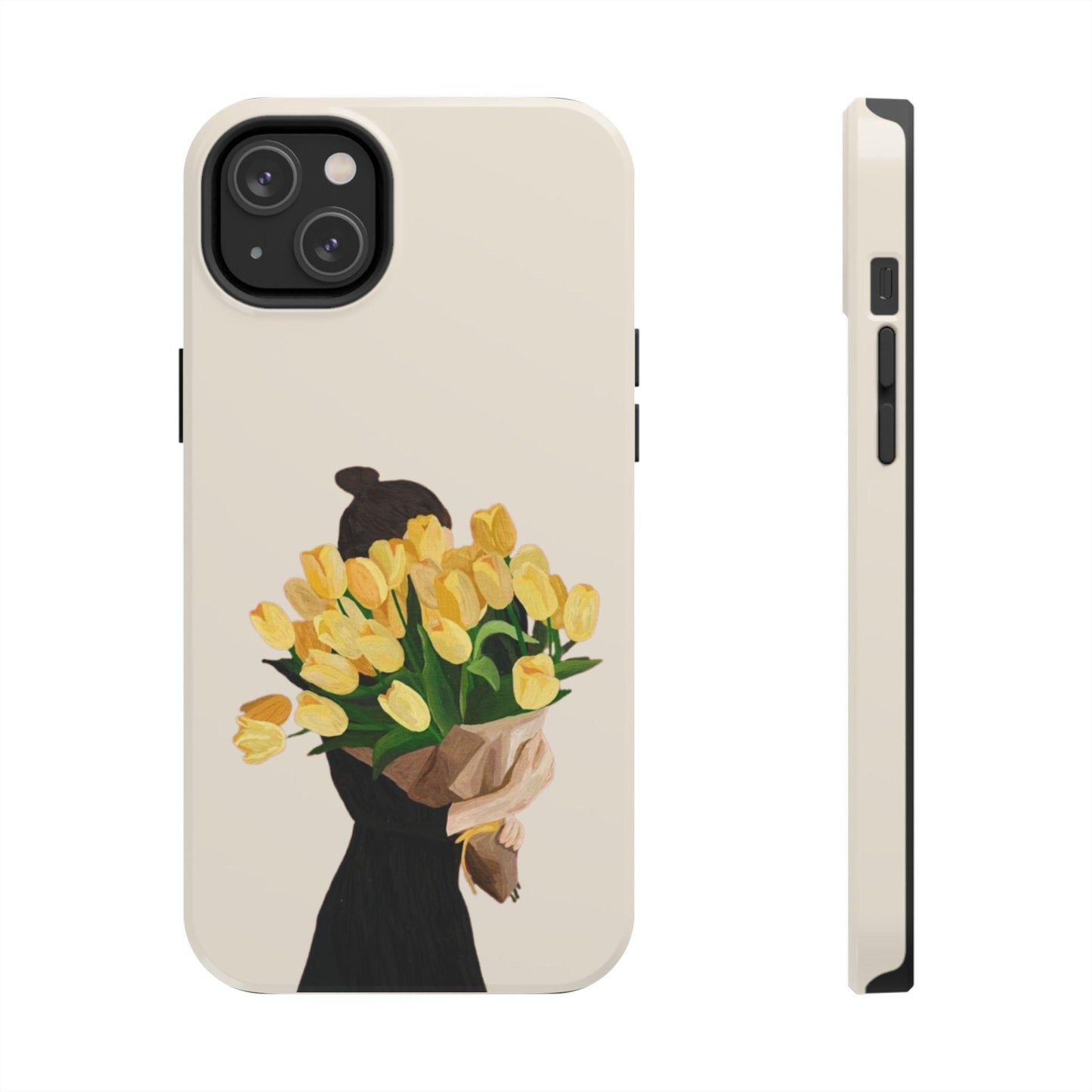 Golden Blooms: Femme Elegance Edition Tough Phone Cases