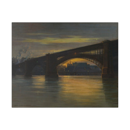 The Bridge by Frederick Oakes Sylvester - Matte Canvas, Stretched, 0.75"