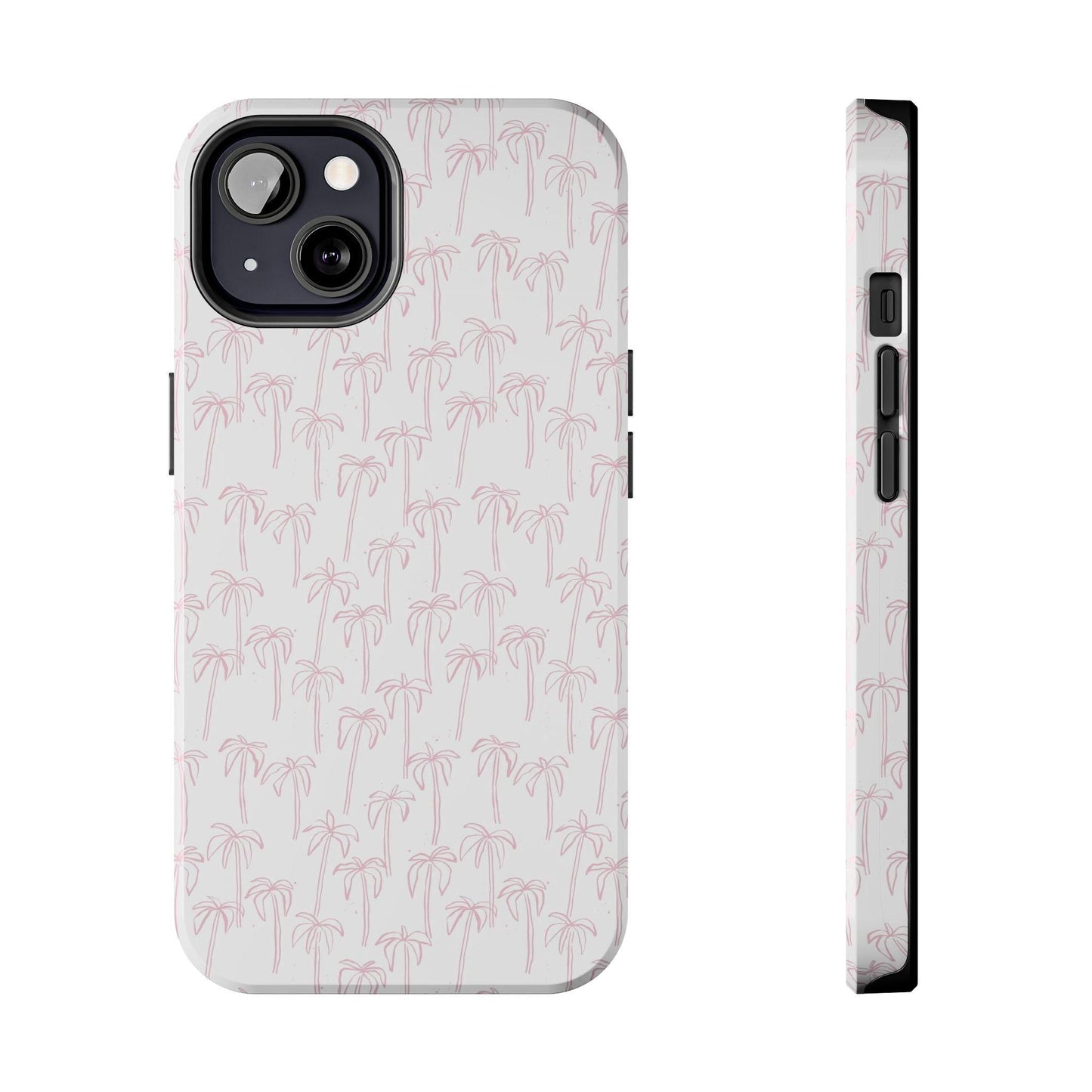 Pink Palm Trees iPhone Cases