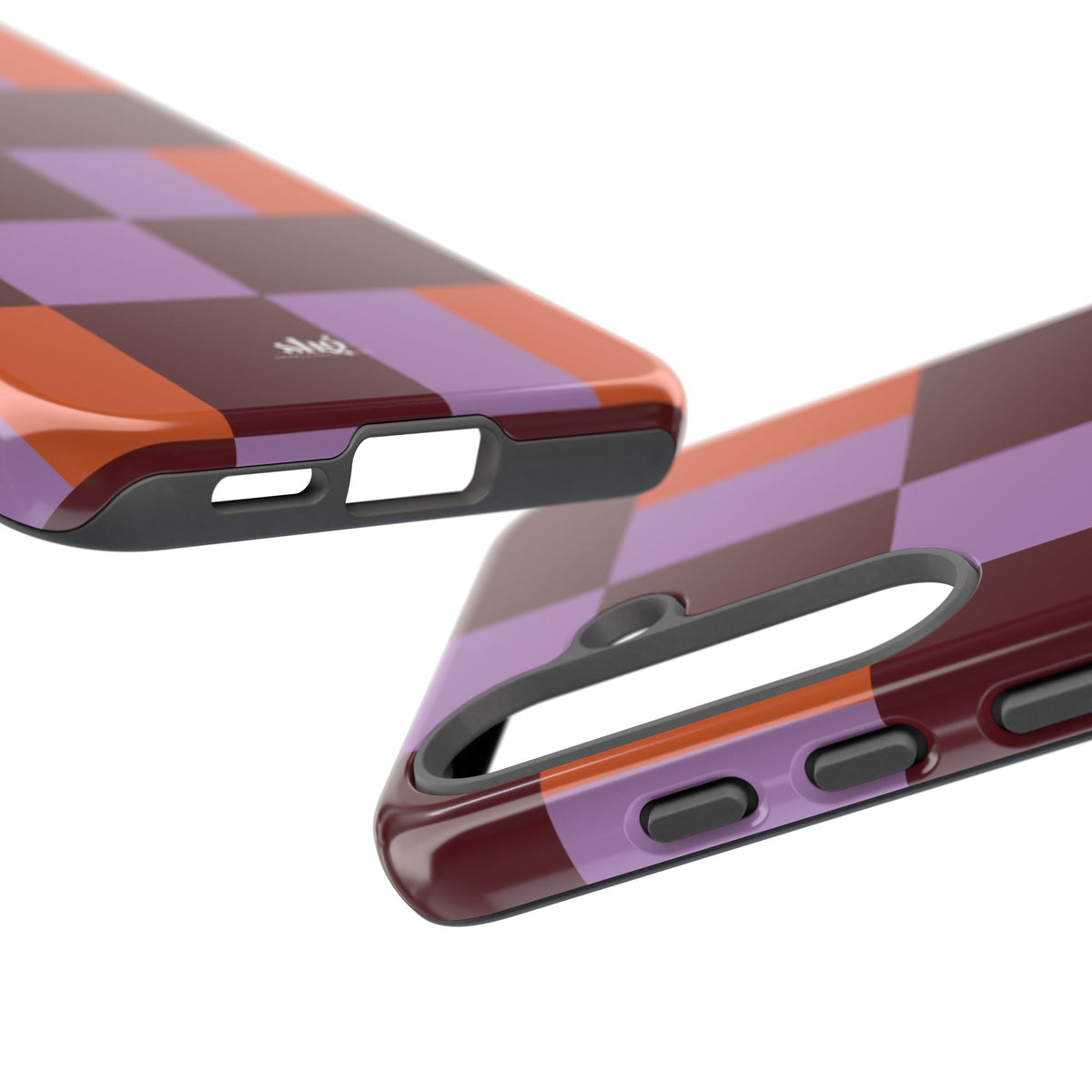 Plum Patchwork Phone Case