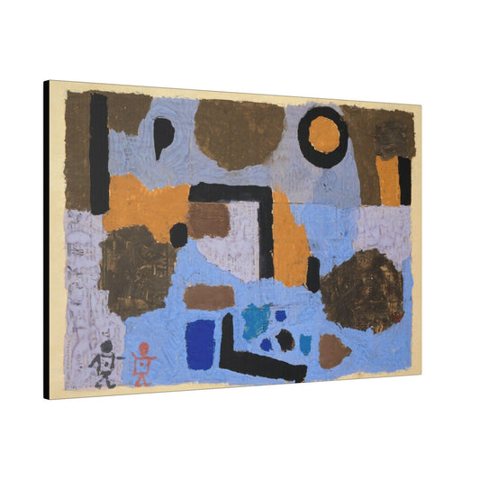 With the two lost ones (1938) painting by Paul Klee - Matte Canvas, Stretched, 0.75"