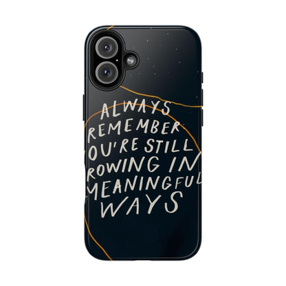 Always Growing Tough iPhone Cases