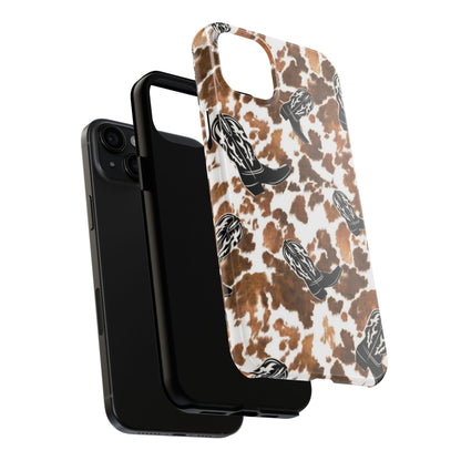 Moo & Boots Mania Tough iPhone Cases