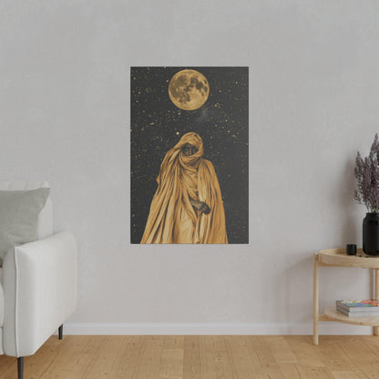 Enchanting The Moon - Matte Canvas, Stretched, 0.75"