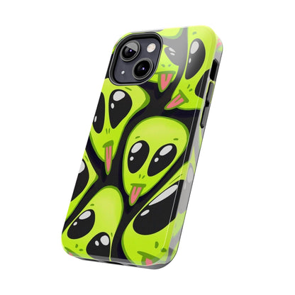 Alien Frenzy Tough iPhone Cases