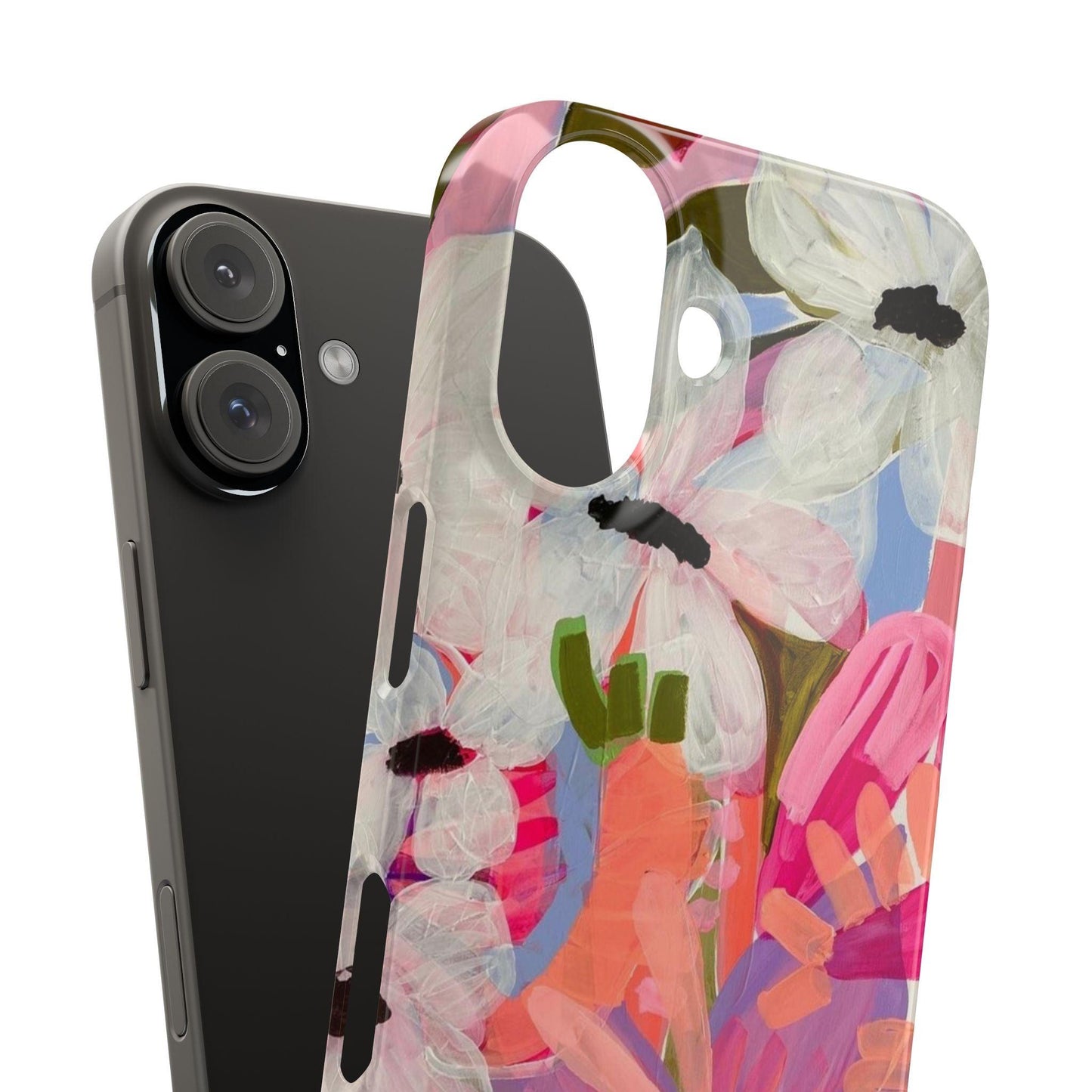 Blossoming Grace Floral Snap iPhone Cases