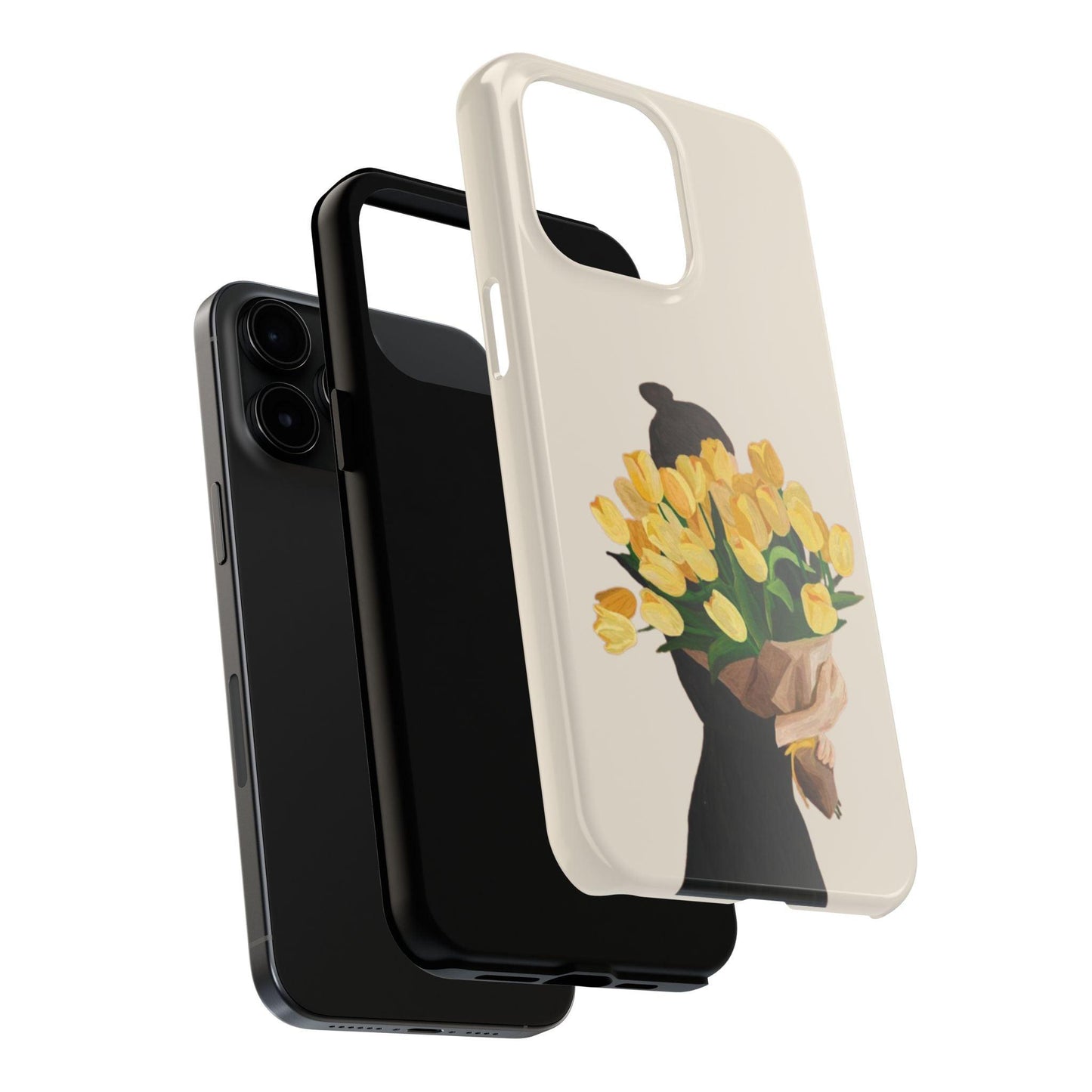 Golden Blooms: Femme Elegance Edition Tough Phone Cases