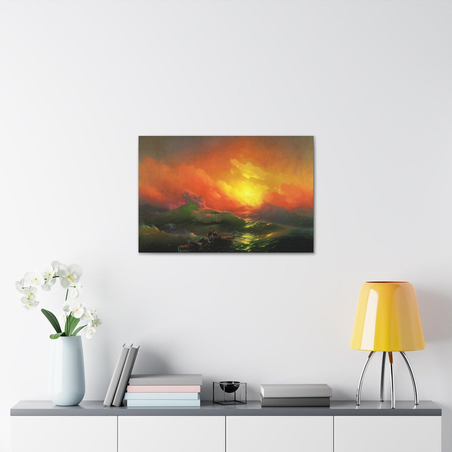 The Ninth Wave by Aivazovsky, Ivan - Canvas Gallery Wraps