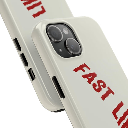 Fast Like a Race Car Tough iPhone Cases