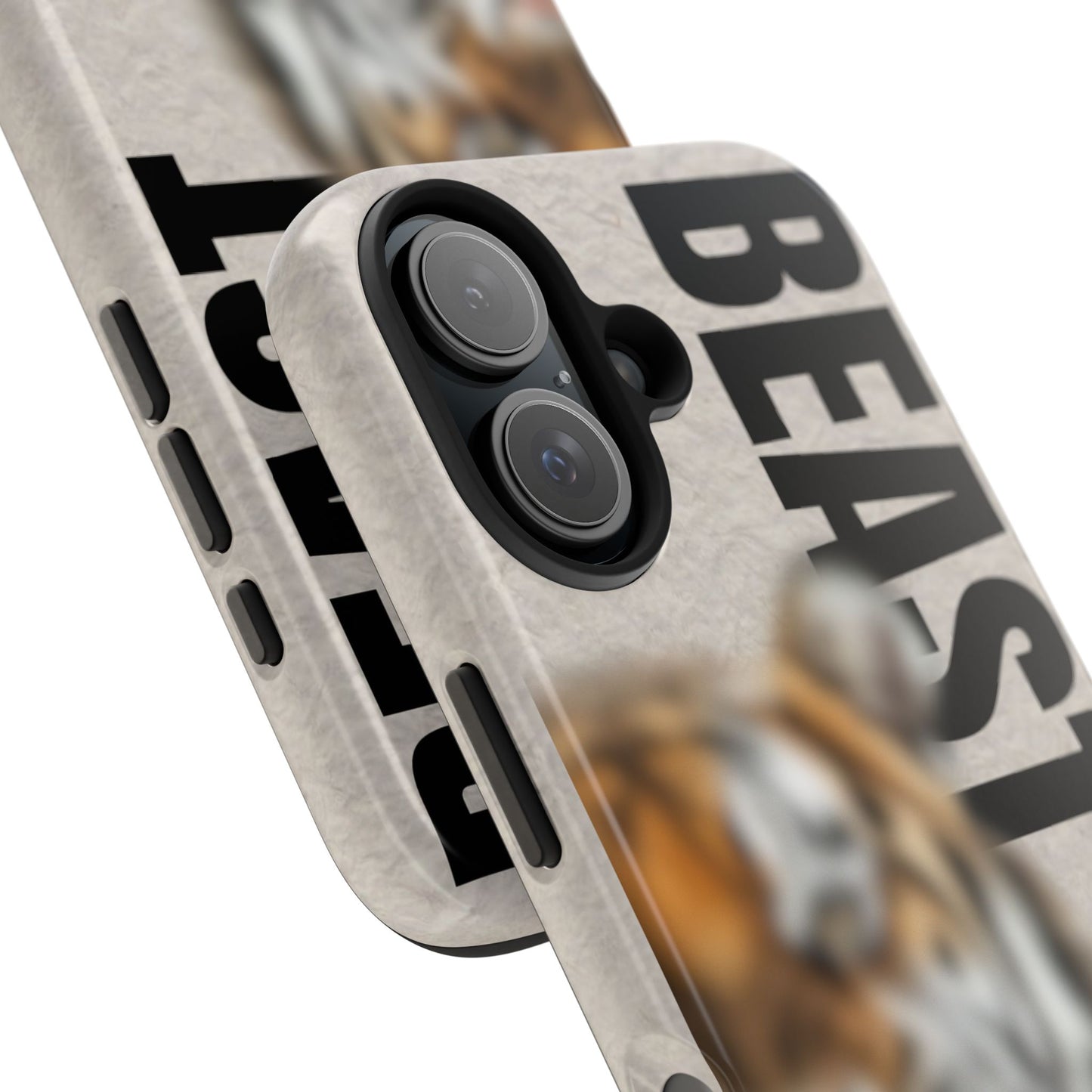 Beast Tough Phone Case - Fierce Tiger Design for Animal Lovers