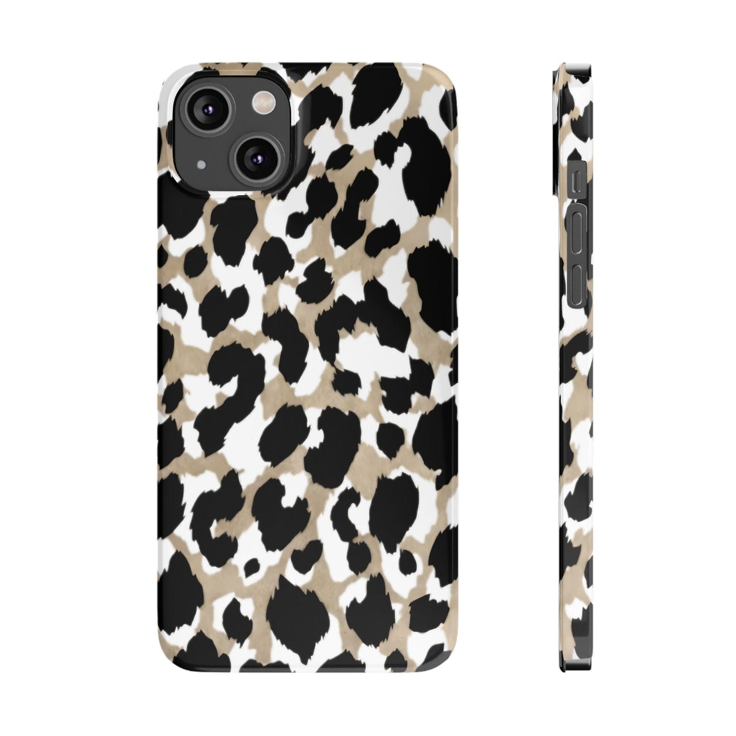 Savanna Noir Spots Slim iPhone Cases