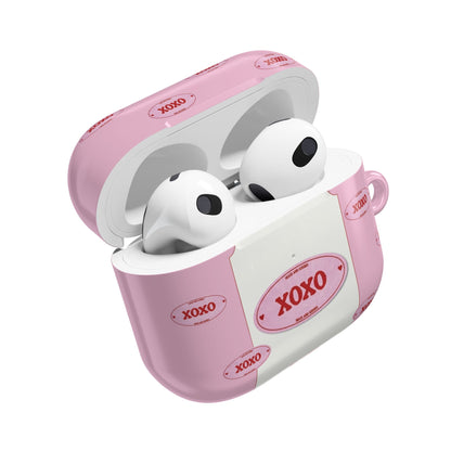 Cute Pink XOXO AirPod Case