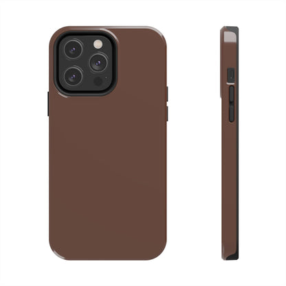 The Basics Coffee Brown iPhone Cases - The Basics Collection