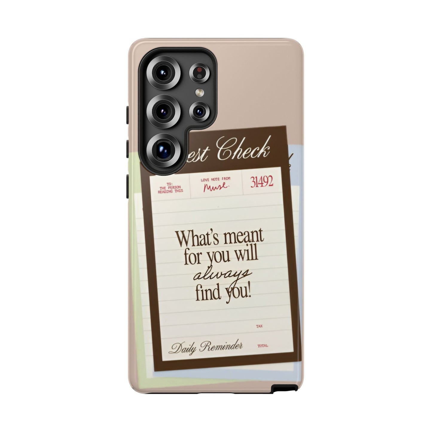 Guest Check Memo Samsung Phones Case