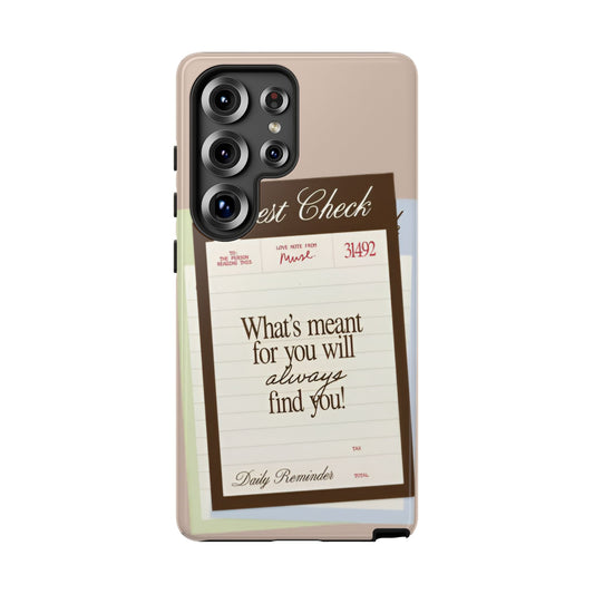 Guest Check Memo Samsung Phones Case