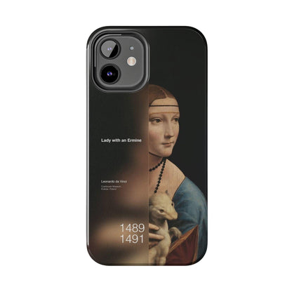 Da Vinci's Ermine Elegance Tough iPhone Cases