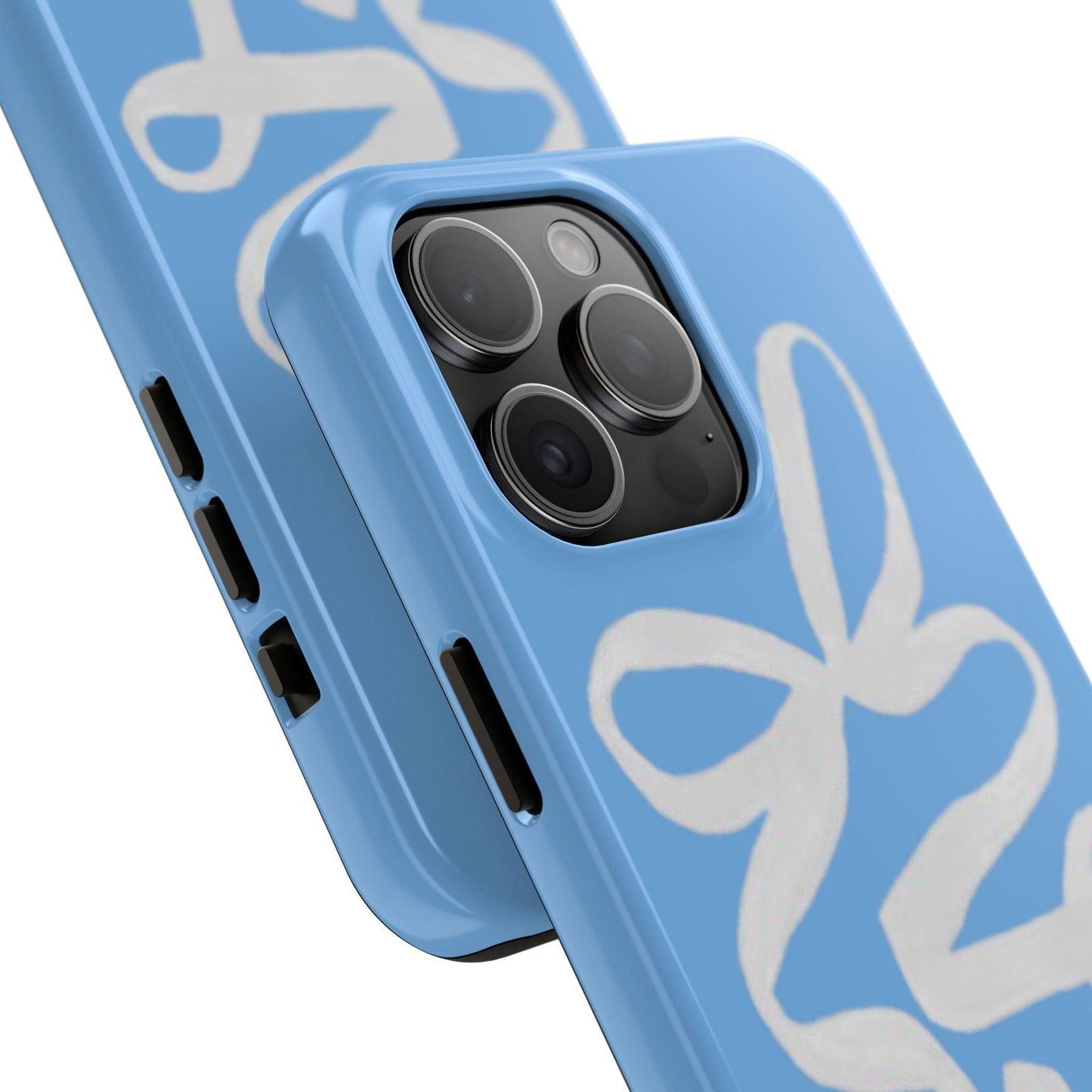 Bow in Blue Cute iPhone Cases