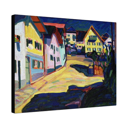 Murnau, Burggrabenstrasse 1 (1908) painting by Wassily Kandinsky -- Matte Canvas, Stretched, 0.75"