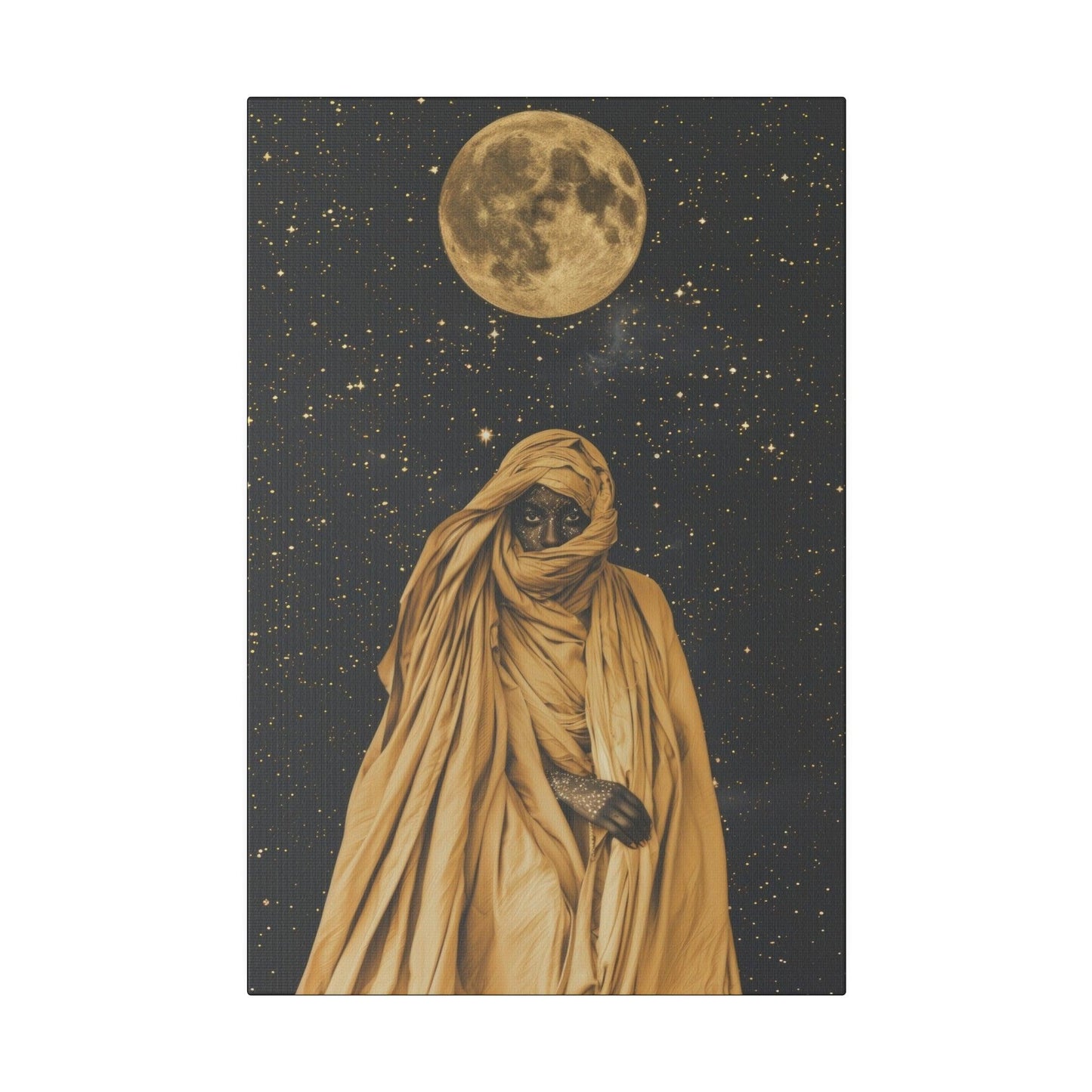 Enchanting The Moon - Matte Canvas, Stretched, 0.75"