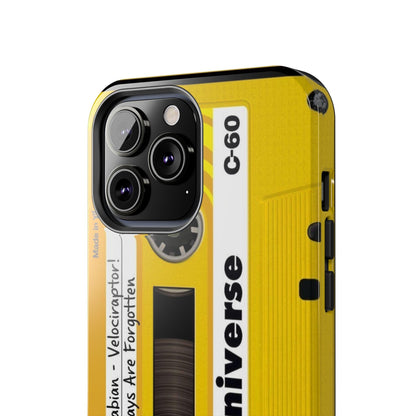 Retro Yellow Cassette Tape iPhone Cases