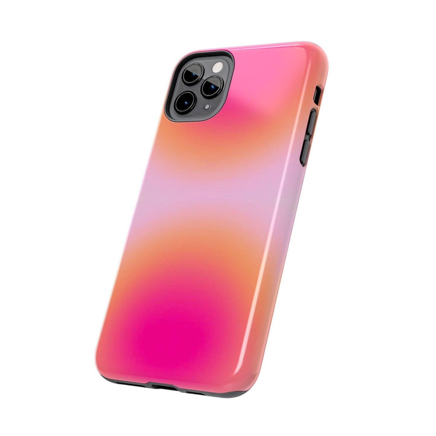 Sunset Glow Tough iPhone Cases with dual layer protection