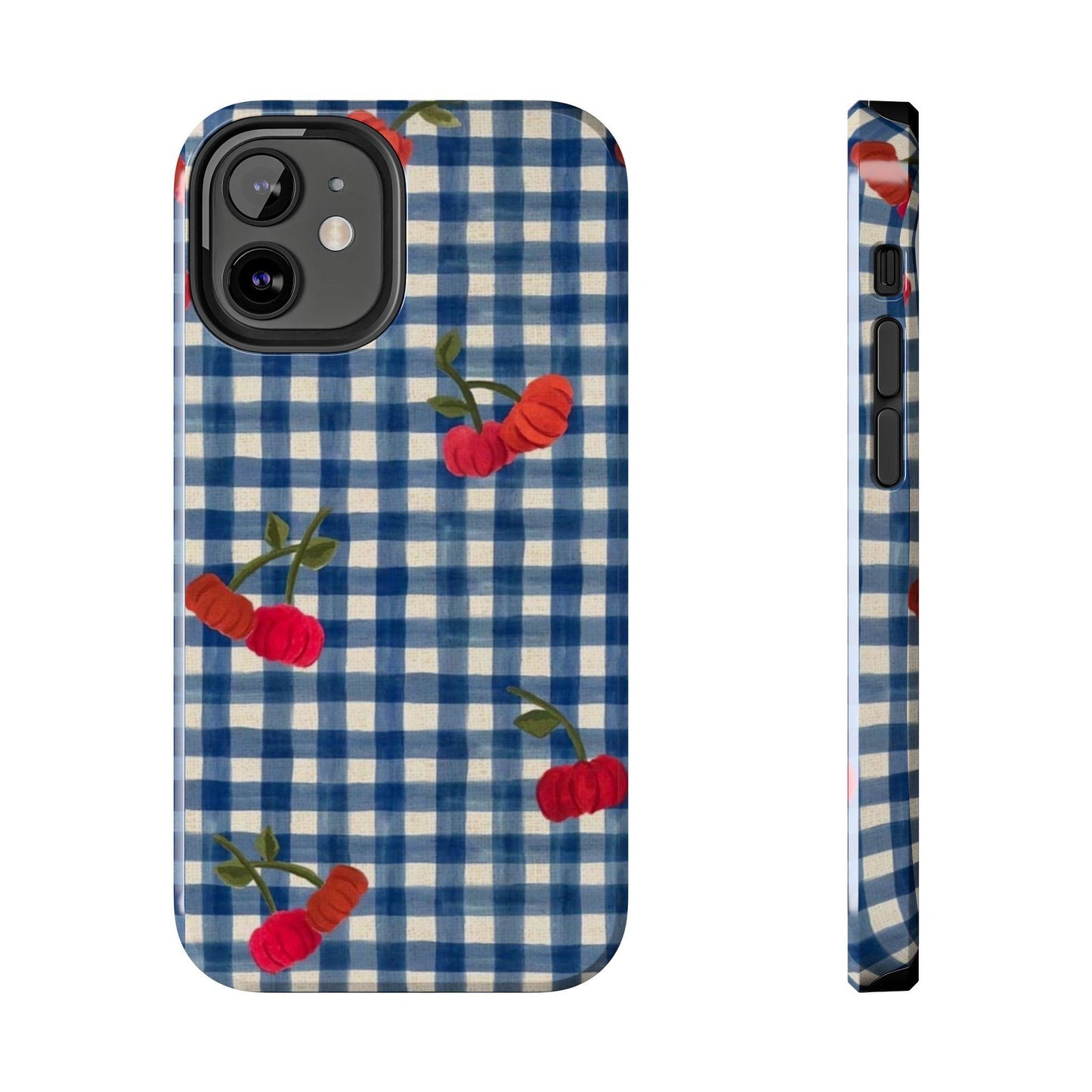 Charming Gingham Tough iPhone Cases