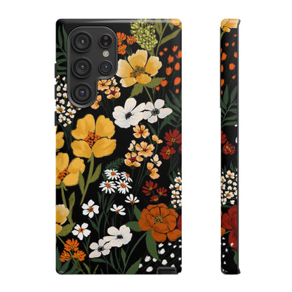 Vibrant Floral Samsung Phone Cases