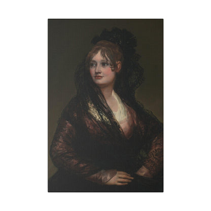 Portrait of Doña Isabel de Porcel by Francisco Goya - Matte Canvas, Stretched, 0.75"