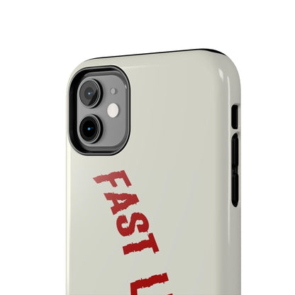 Fast Like a Race Car Tough iPhone Cases