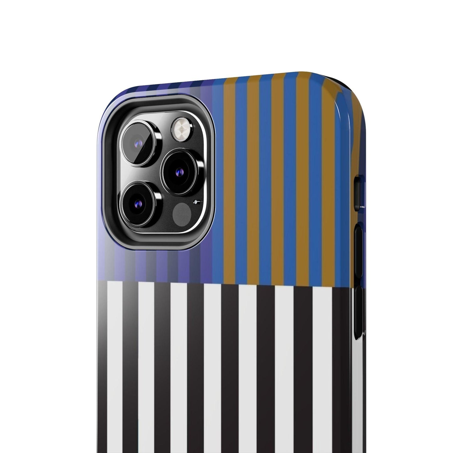 Striped Colorblock Symphony Tough iPhone Cases