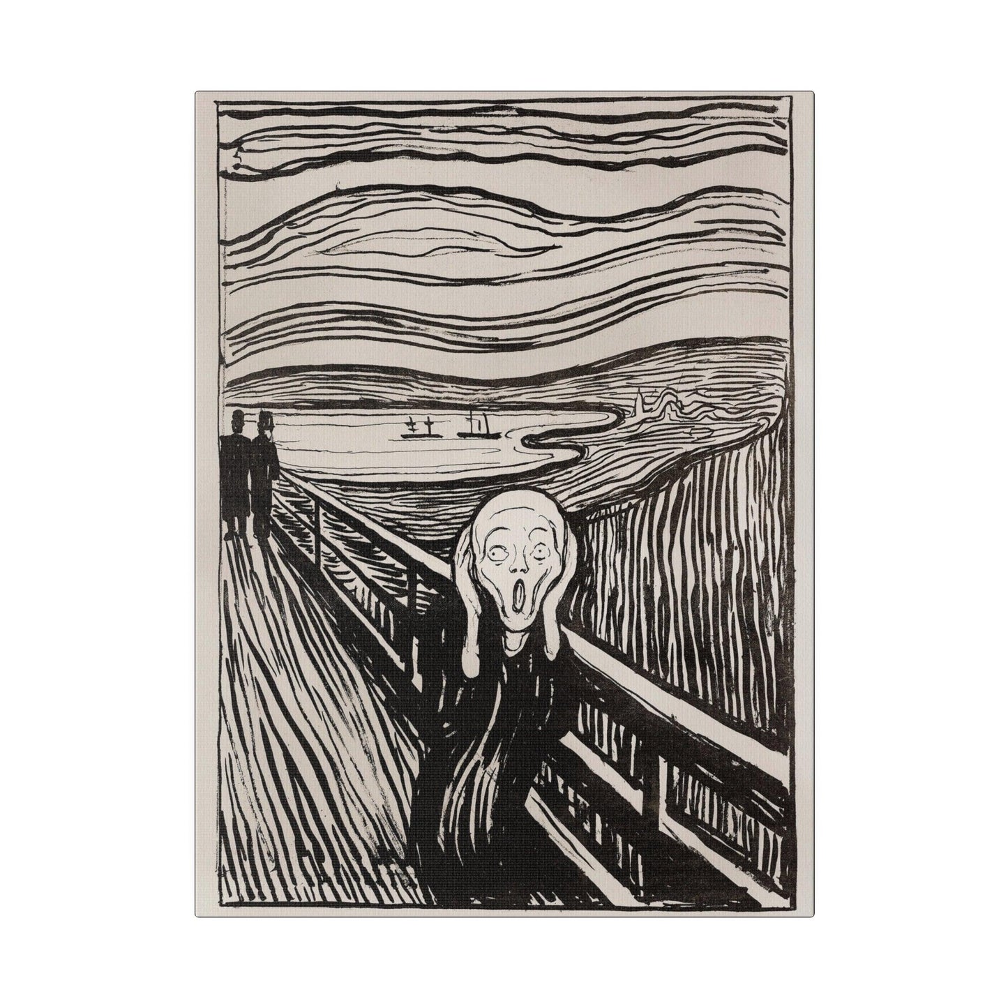 The Scream (1895) by Edvard Munch - Matte Canvas, Stretched, 0.75"