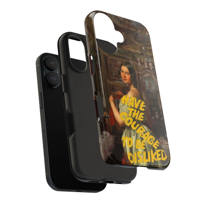 Victorian Art Twist - Have Courage - iPhone Cases