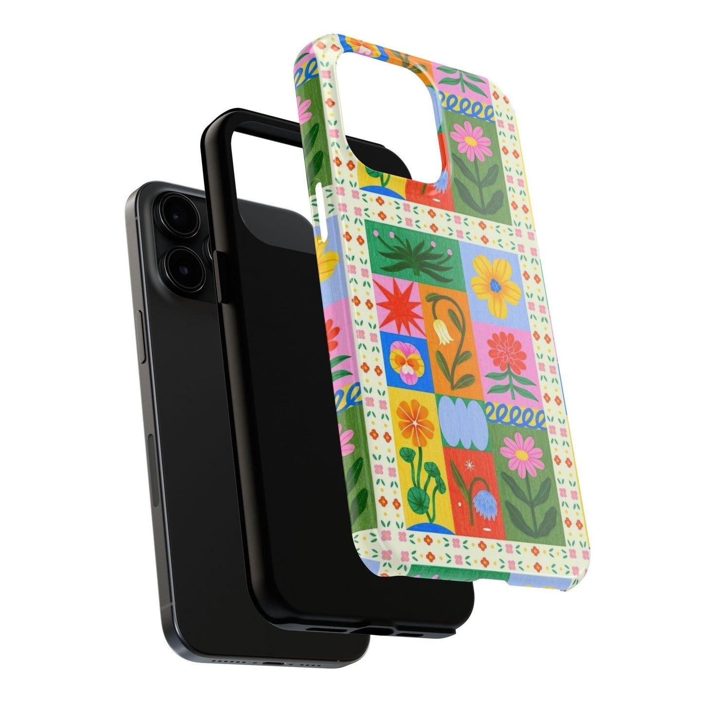 Flower Garden Paradise Tough iPhone Cases