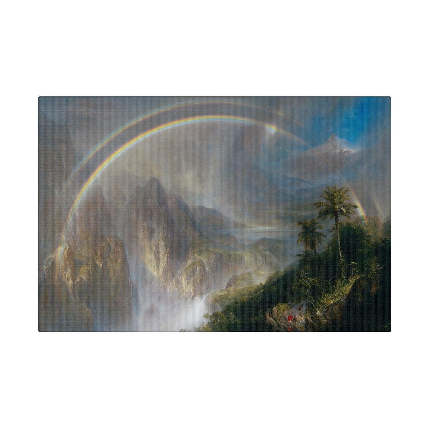 Frederic Edwin Church - Rainy Season in the Tropics  on a Matte Canvas, Stretched, 0.75"