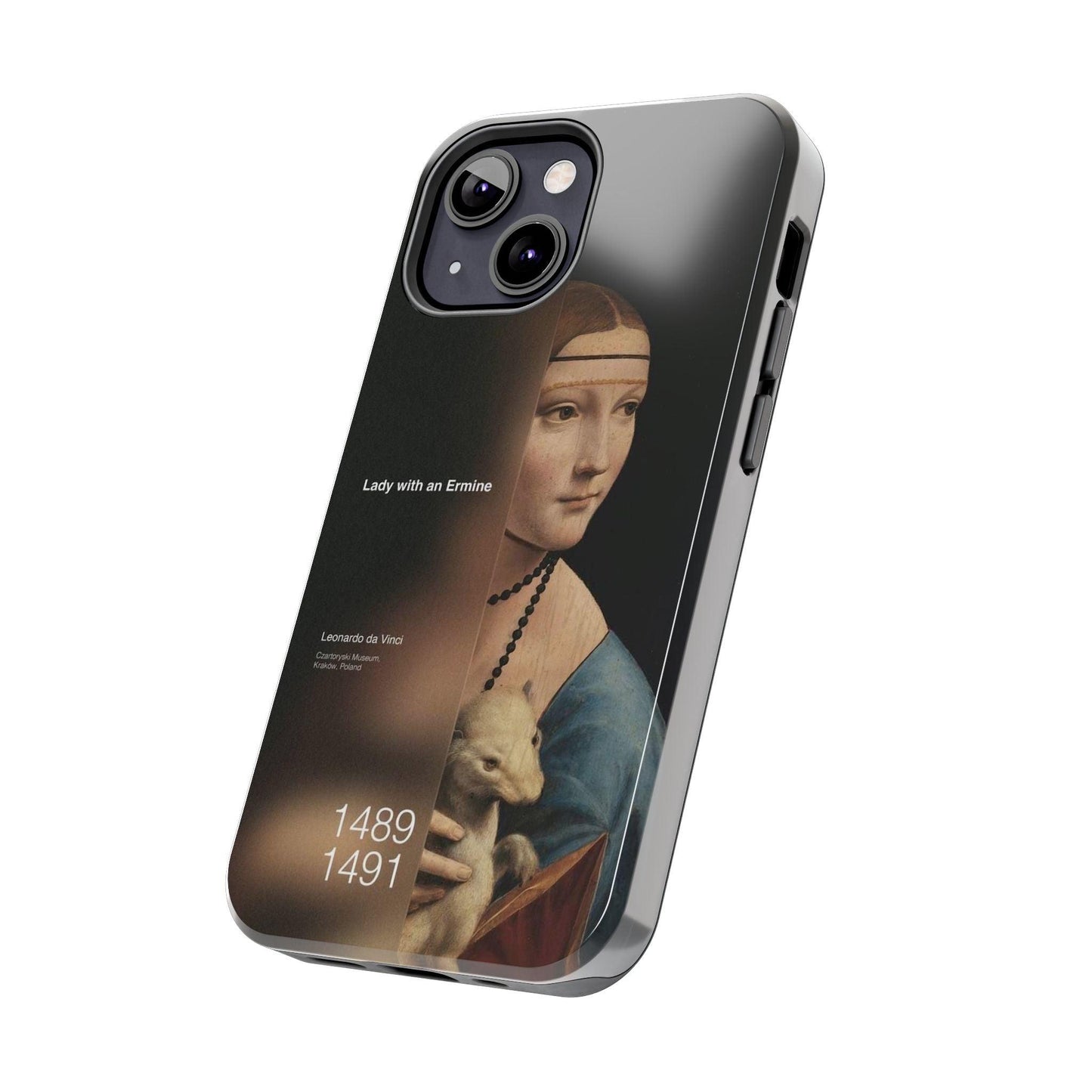 Da Vinci's Ermine Elegance Tough iPhone Cases