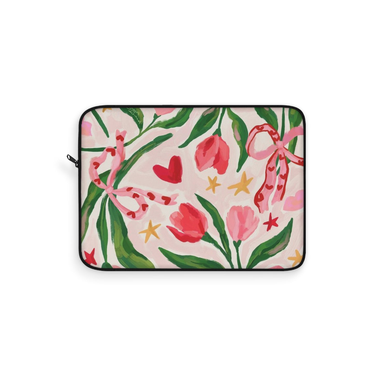 Tulip Love Floral Laptop Sleeve