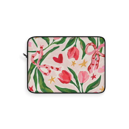Tulip Love Floral Laptop Sleeve