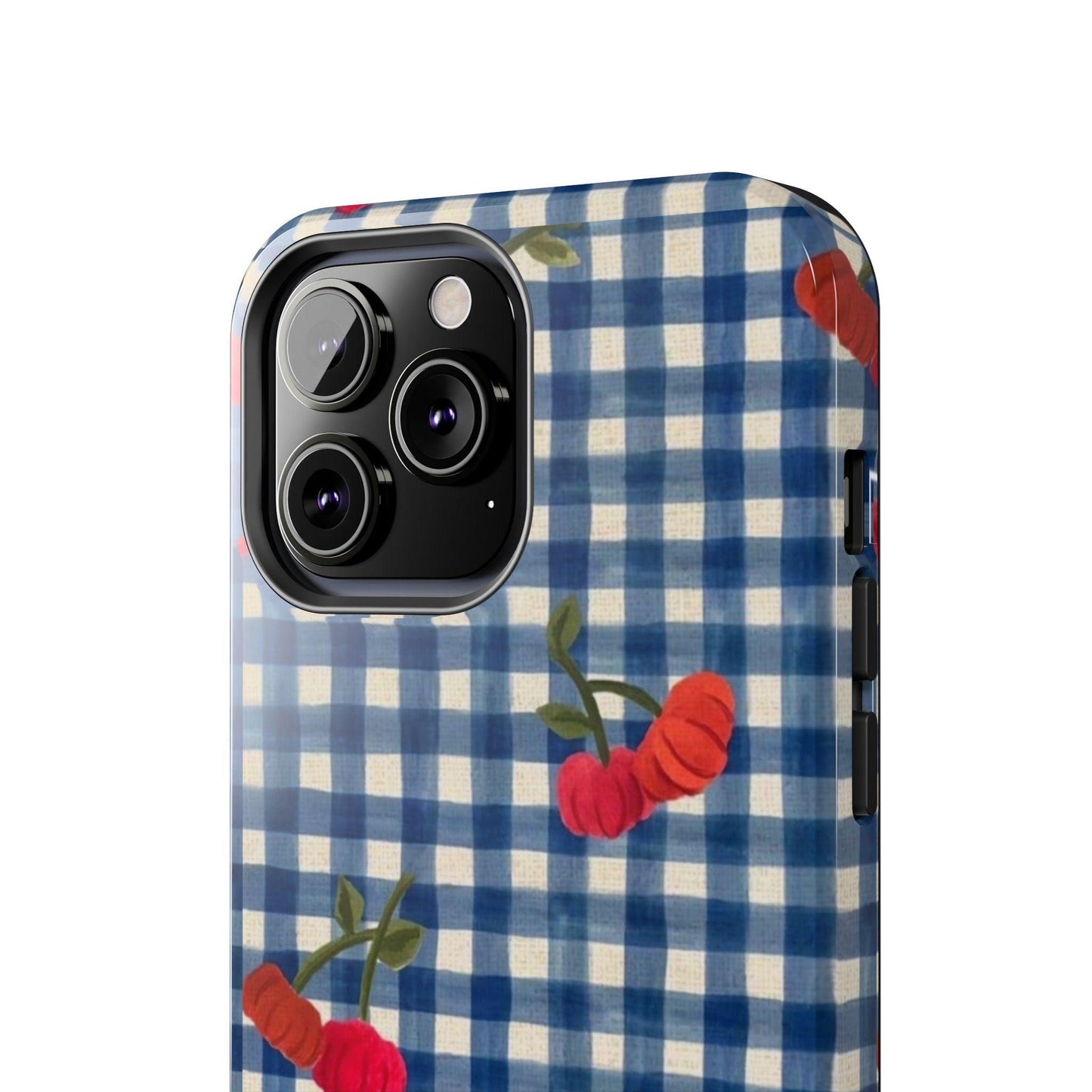 Charming Gingham Tough iPhone Cases