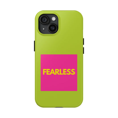 Fearless Tough Neon iPhone Cases