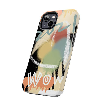 Abstract Splash: Wow Edition Tough iPhone Cases