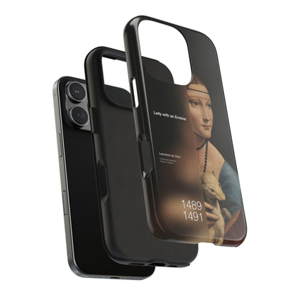 Da Vinci's Ermine Elegance Tough iPhone Cases