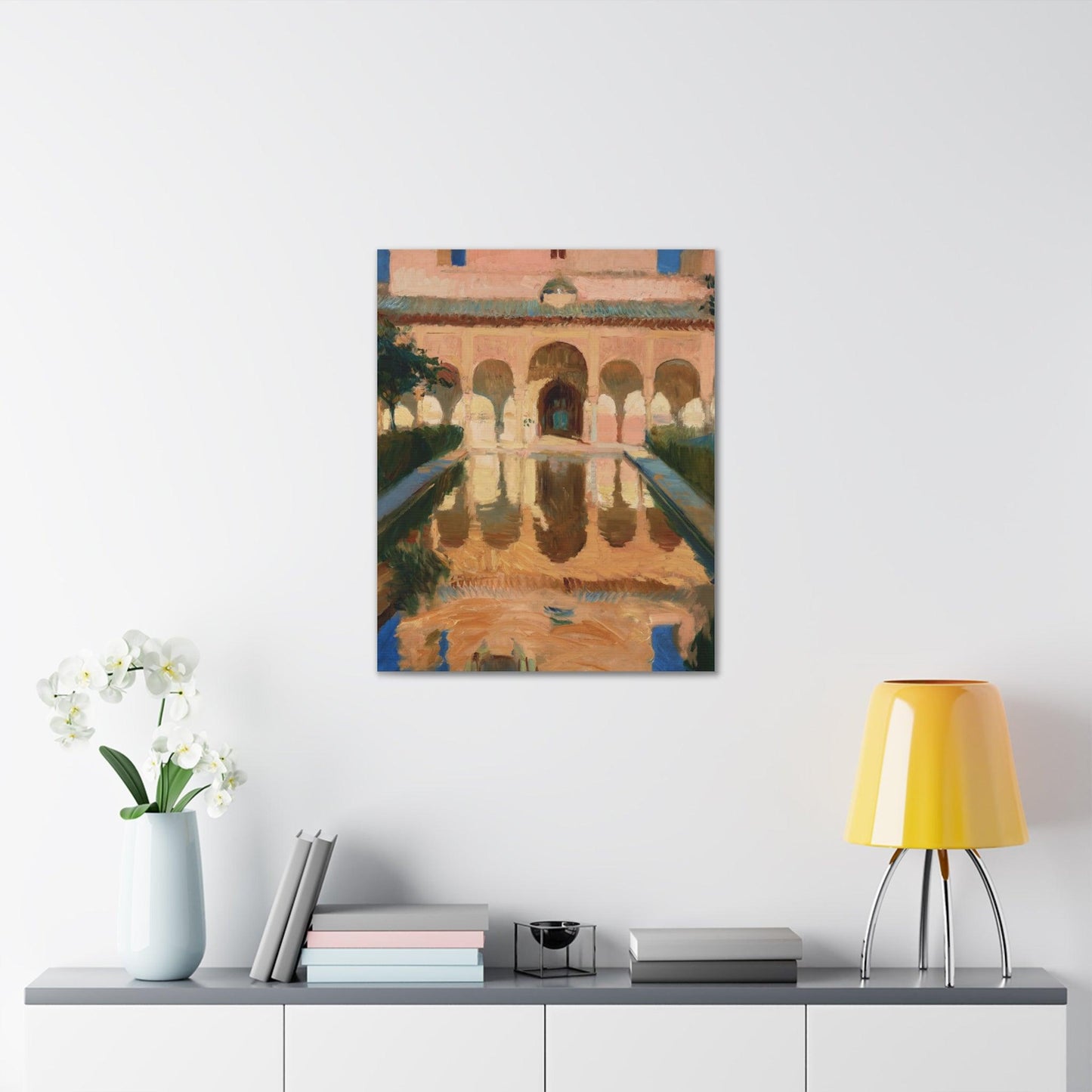 Hall of the Ambassadors, Alhambra, Granada by Joaquín Sorolla y Bastida - Canvas Gallery Wraps