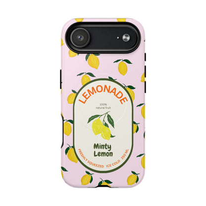Minty Lemon MagSafe Phone Case
