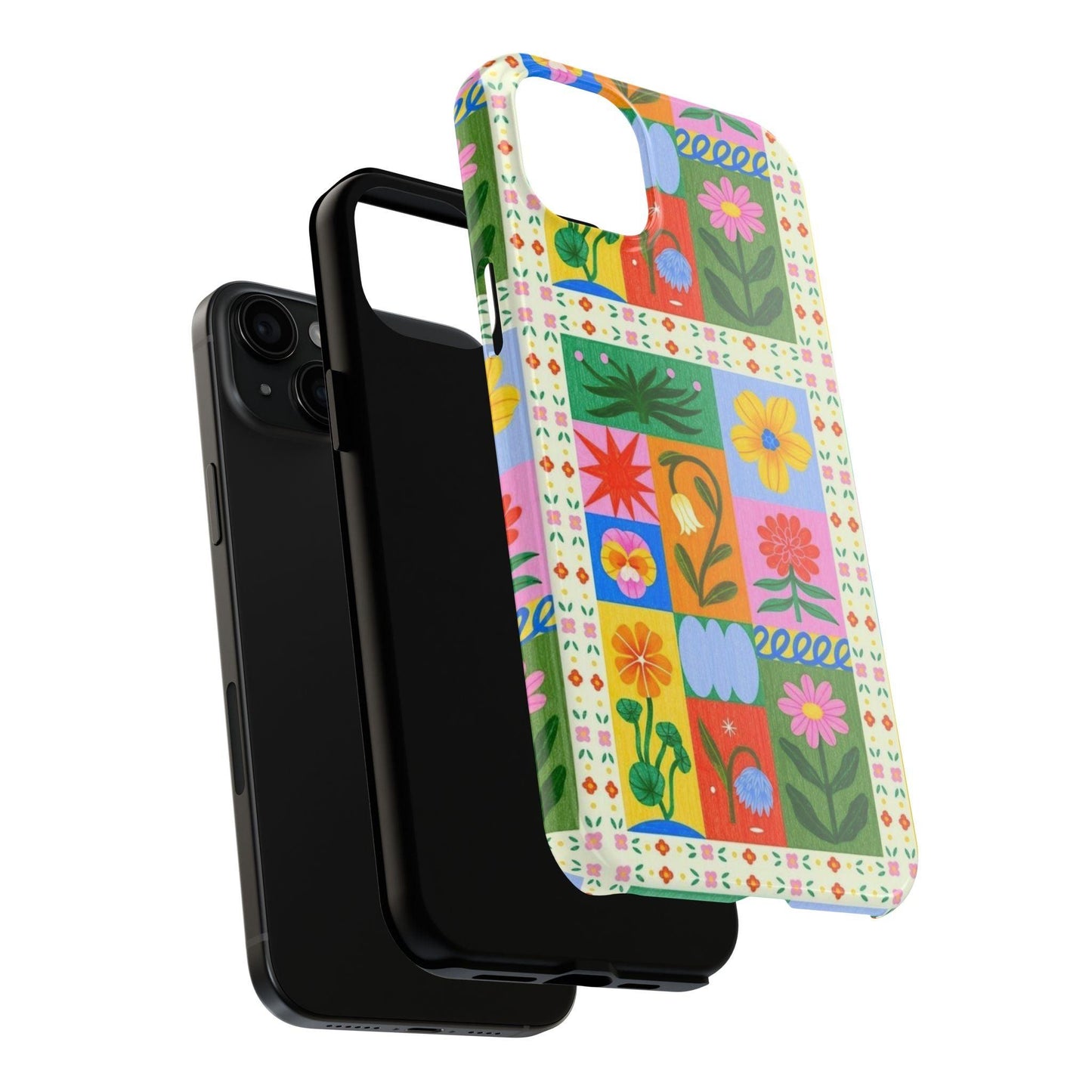 Flower Garden Paradise Tough iPhone Cases