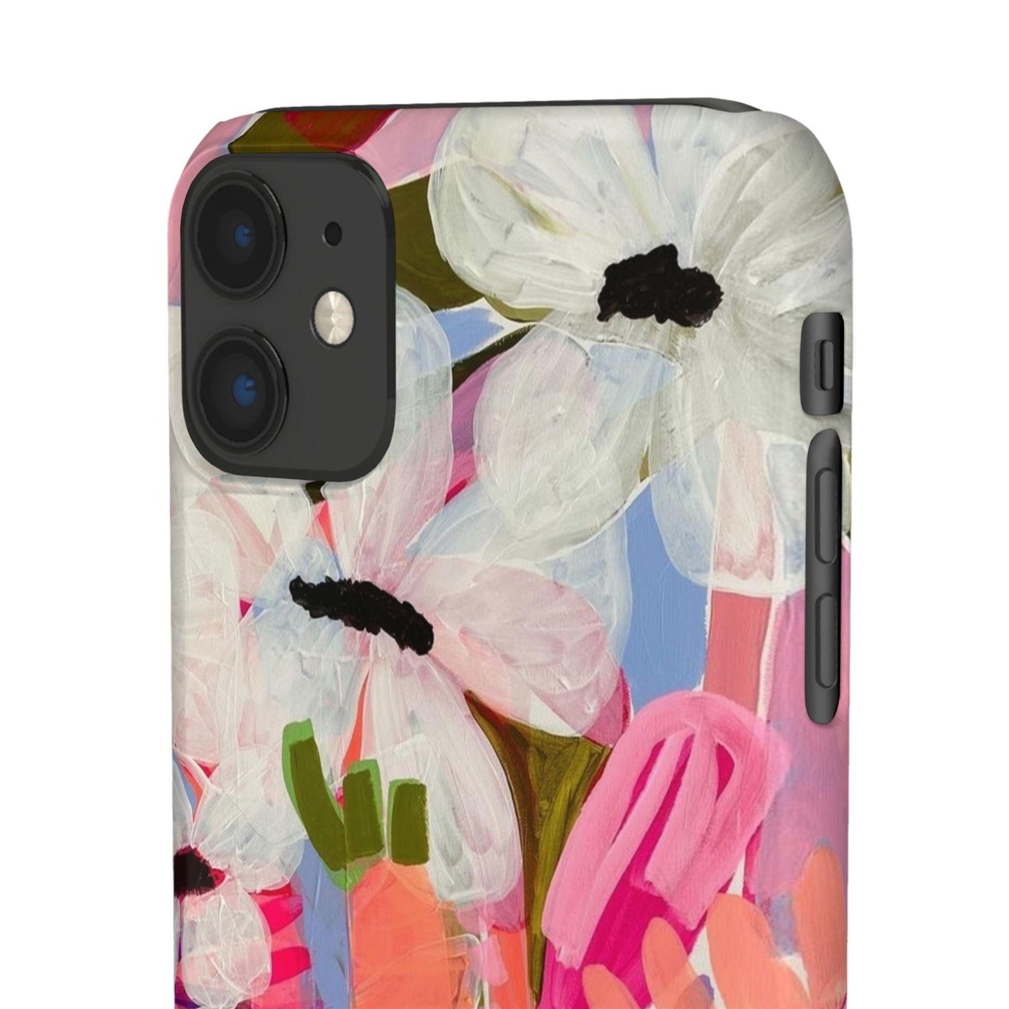 Blossoming Grace Floral Snap iPhone Cases