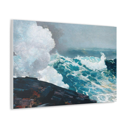 Northeaster (1895) by Winslow Homer - Canvas Gallery Wraps