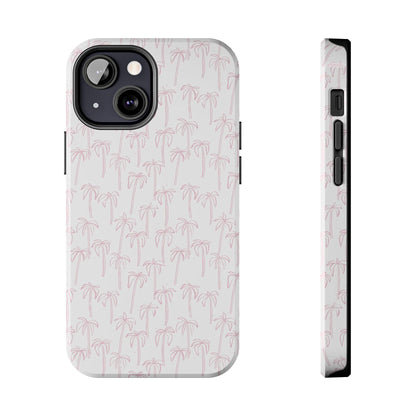 Pink Palm Trees iPhone Cases