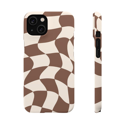 Mocha Mirage Snap iPhone Cases